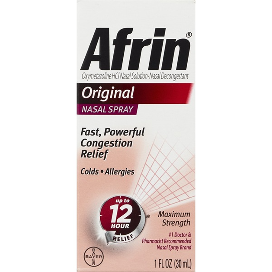 Afrin 12hr Original Nasal Spray, 30ml