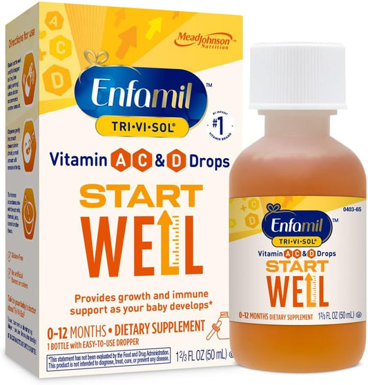 Enfamil Tri-Vi-Sol Vitamins A, D & C Supplement Drops for Infants, 50ml