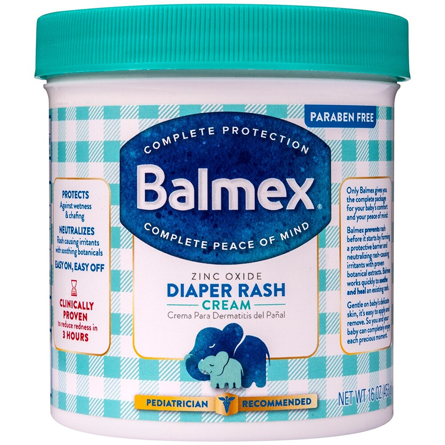 Balmex Complete Zinc Oxide Protection Diaper Rash Cream - 16oz