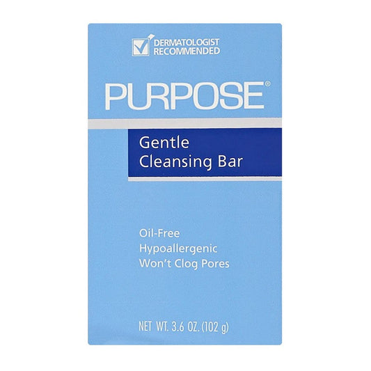 Purpose Gentle Cleansing Bar Soap, Oil Free And Hypoallergenic, 3.6oz