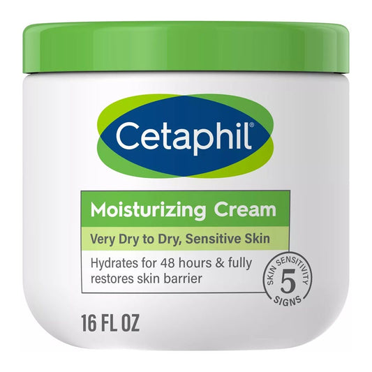 Cetaphil Moisturizing Cream Hydrating Body Moisturizer - 16 fl oz