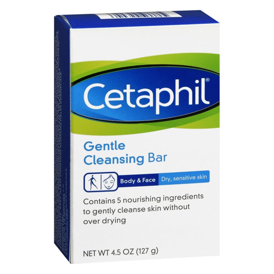 Cetaphil Gentle Cleansing Bar For Dry And Sensitive Skin - 4.5oz