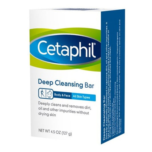 Cetaphil Deep Cleansing Body & Face Soap Bar - 4.5 oz