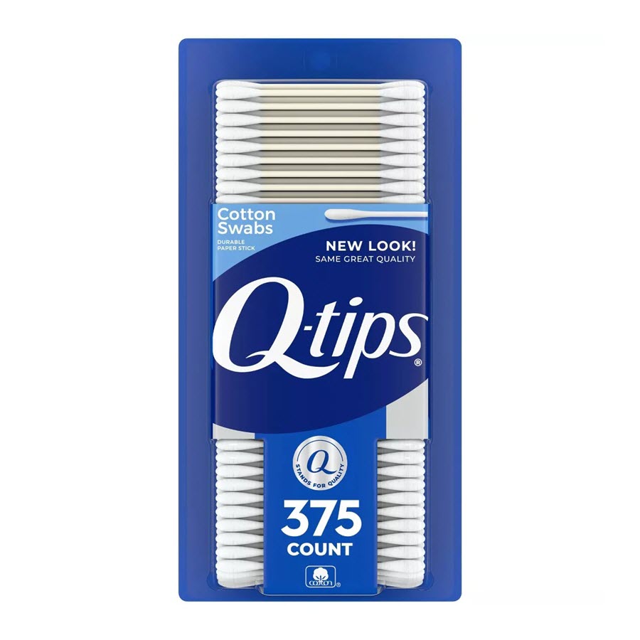 Q-Tips Cotton Swabs - 375ct