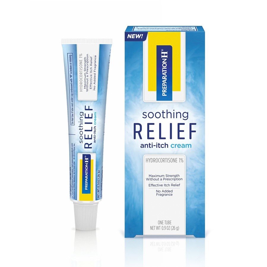 Preparation H Soothing Relief Anti-Itch Cream - 0.9 oz