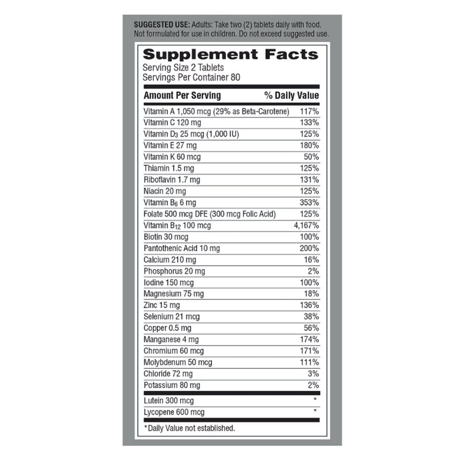 Centrum Men 50+ Multivitamin Mini Tablets - 160 ct