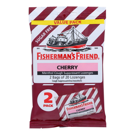 Fishermans Friend Sugar Free Cherry Flavor Lozenges, 40 ea