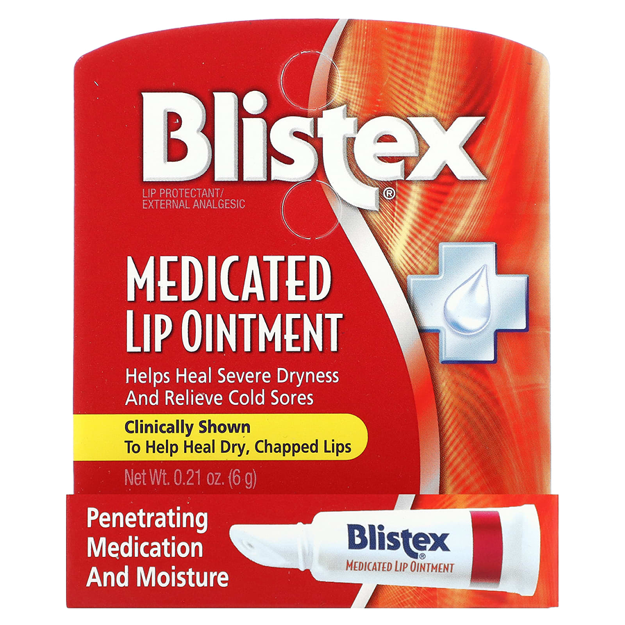 Blistex Medicated Lip Ointment Tube, 0.21oz