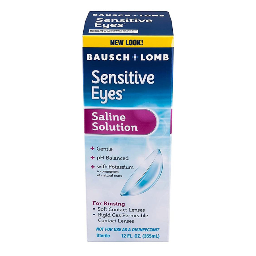 Bausch & Lomb Sensitive Eyes Saline Solution 12 fl oz Liq