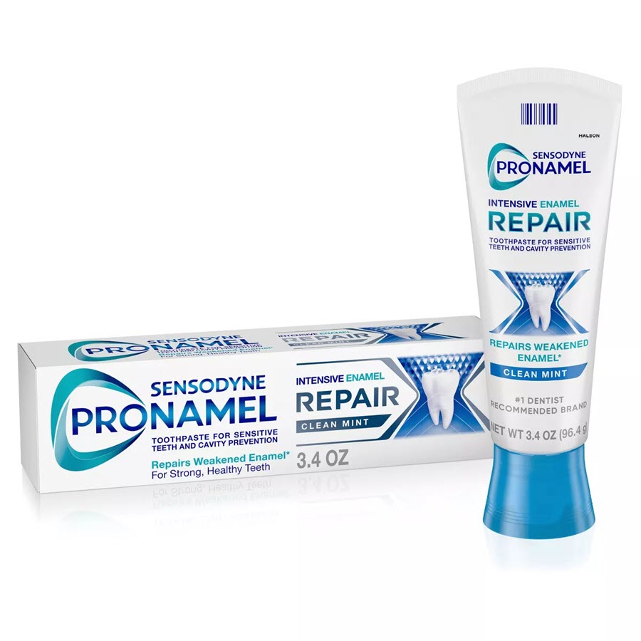 Sensodyne Pronamel Intensive Enamel Repair Toothpaste, Clean Mint - 3.4 Ounces