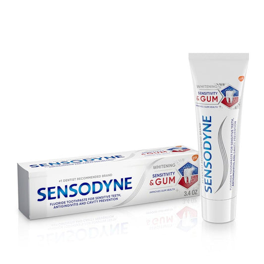 Sensodyne Sensitivity & Gum Whitening Sensitive Toothpaste, 3.4oz