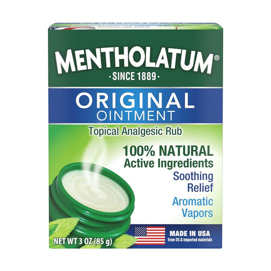 Mentholatum Original Ointment Topical Analgesic Rub, 3oz