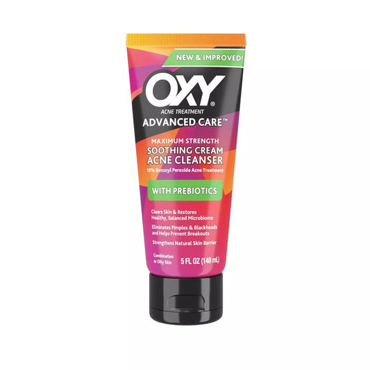 Oxy Acne Treatment Face Wash Maximum Strength with Prebiotics 5 fl oz