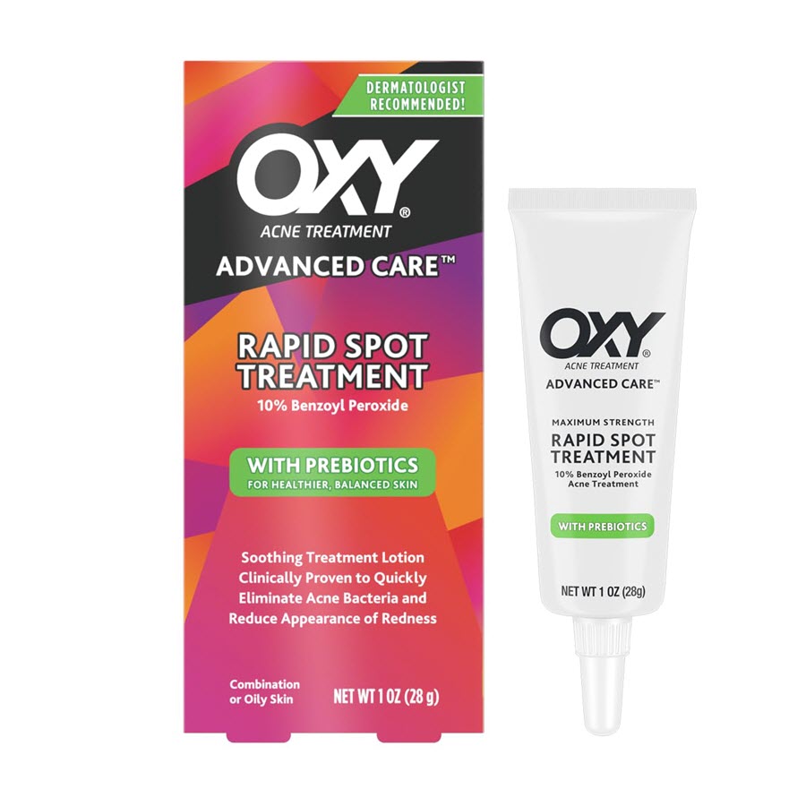 Oxy Advanced Care Maximum Strength Rapid Spot Treatment with Prebiotics - 1oz