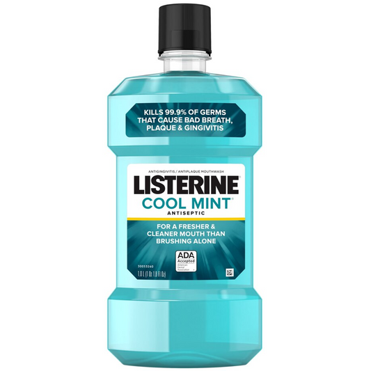 Listerine Cool Mint Antiseptic Mouthwash, 1L