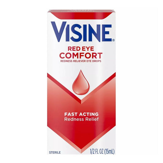 Visine Redness Relief Sterile Tetrahydrozoline HCl Eye Drops - 0.65 fl oz