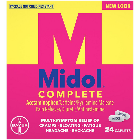 Midol Complete Caplets, 24 ct