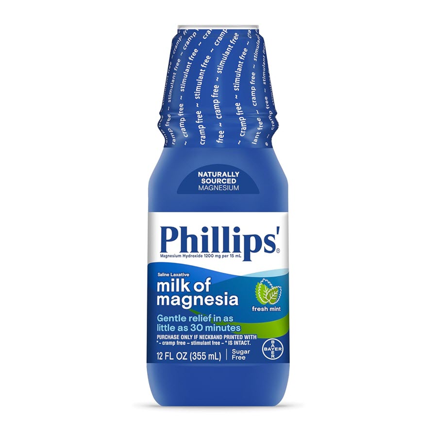 Phillips Milk of Magnesia, Fresh Mint, 12 fl oz