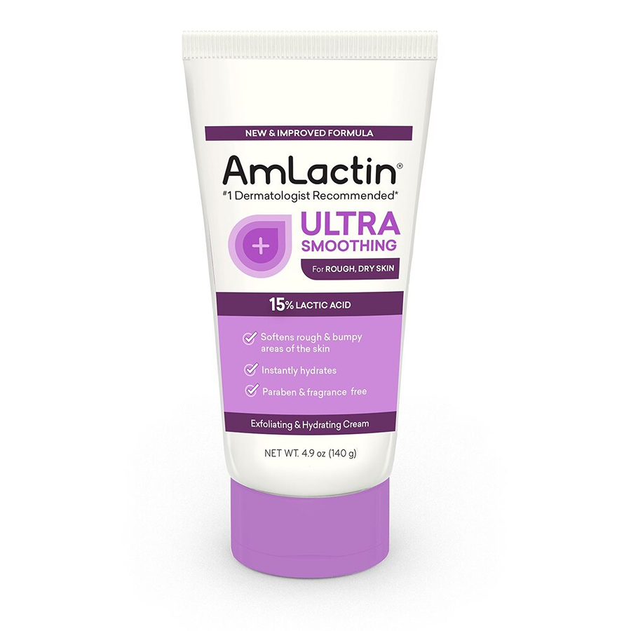 AmLactin Ultra Smoothing Intensely Hydrating Cream Unscented - 4.9oz