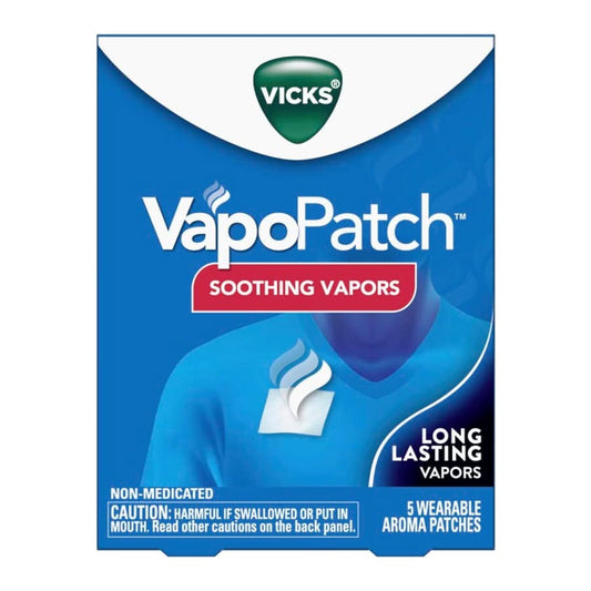 Vicks Vapopatch Adult Wearable Aroma Patch, 5 Count