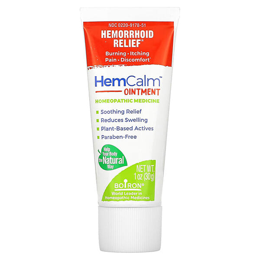 Boiron HemCalm Homeopathic Medicine For Hemorrhoid Relief - 1 oz Ointment