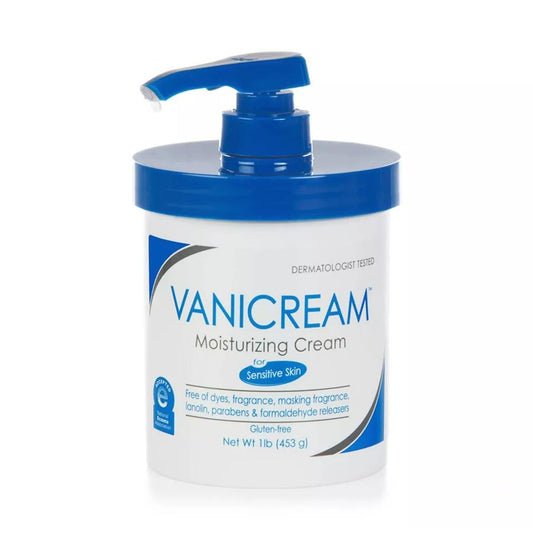 Vanicream Moisturizing Cream with Pump, Fragrance Free, 16oz