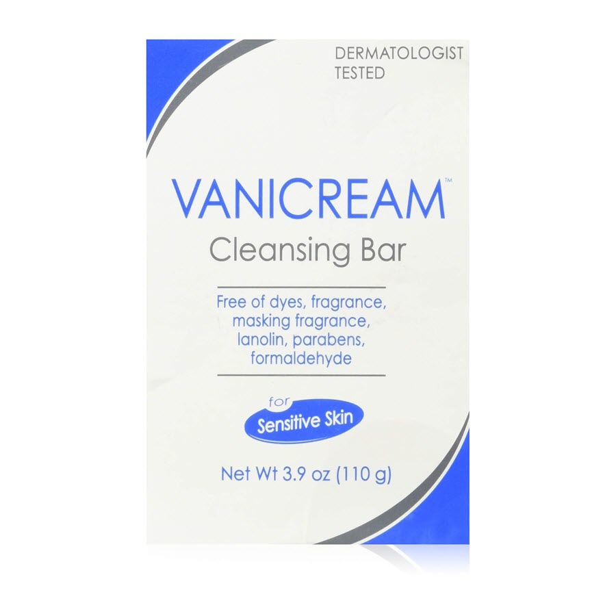 Vanicream Cleansing Bar, For Sensitive Skin, Fragrance Free, 3.9 oz