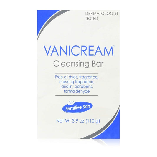 Vanicream Cleansing Bar, For Sensitive Skin, Fragrance Free, 3.9 oz