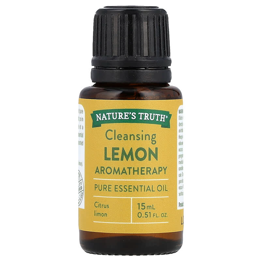 Nature's Truth Aromatherapy Pure Lemon Essential Oil, 15ml