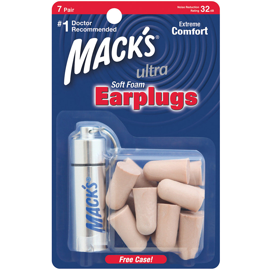 Mack's Ultra Soft Foam Earplugs, 7 Pair