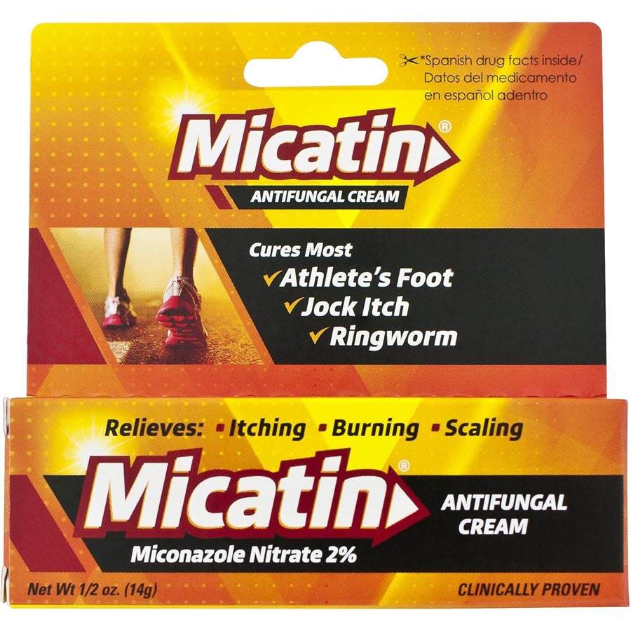 Micatin Anti Fungal Cream For Athletes Foot - .5oz