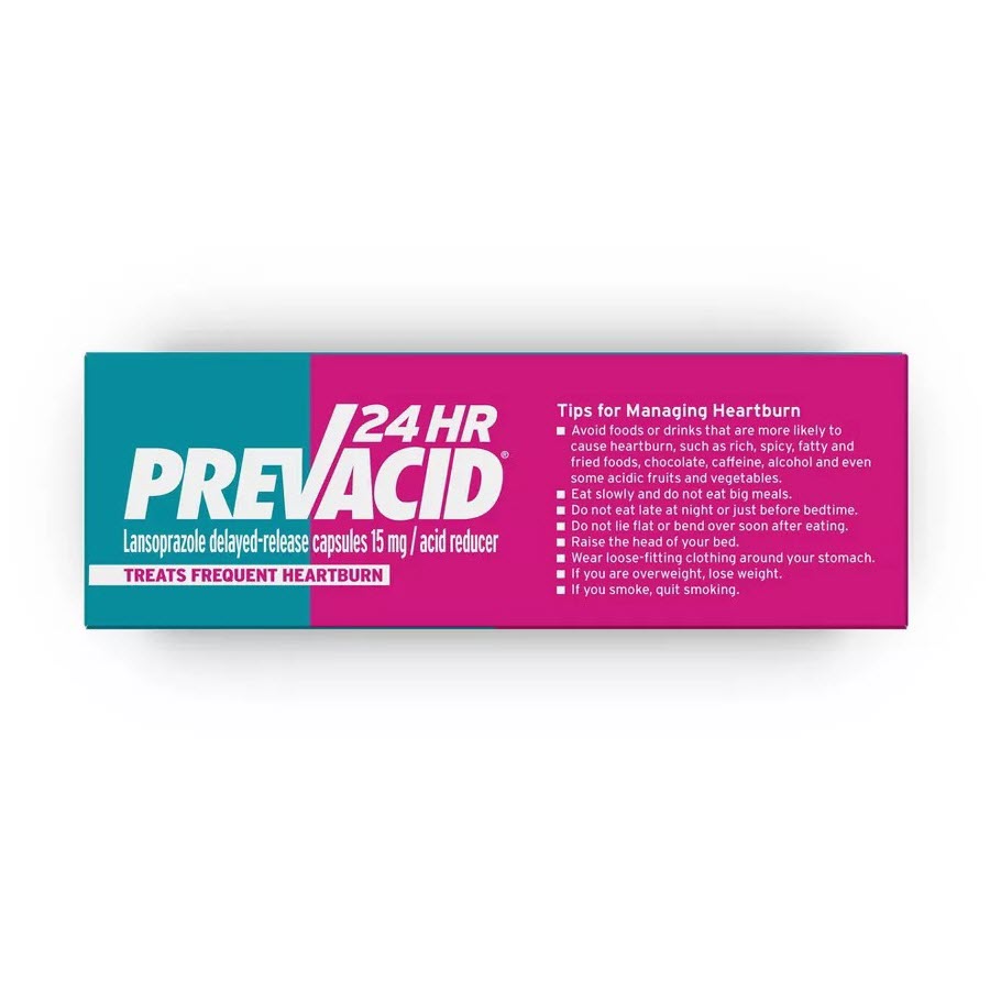 Prevacid 24hr Lansoprazole Acid Reducer Delayed-Release 15mg - 14 Capsules