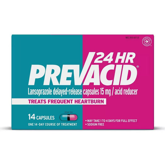 Prevacid 24hr Lansoprazole Acid Reducer Delayed-Release 15mg - 14 Capsules