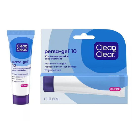 Clean & Clear Persa-Gel 10 Oil-Free Acne Spot Treatment - Fragrance Free - 1 fl oz