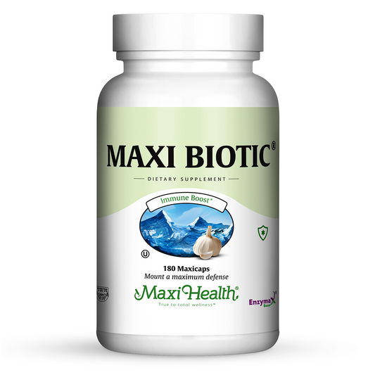 Maxi Health Maxi Biotic Immune Booster - Extra Strength, 180 MaxiCaps