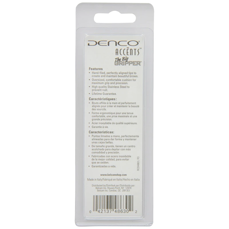 DENCO  The Big Gripper Slant Tip Tweezers