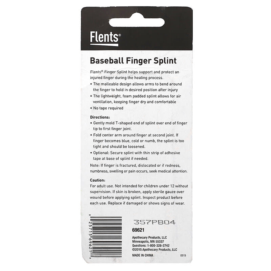 Flents Baseball Finger Splint - Large 69621