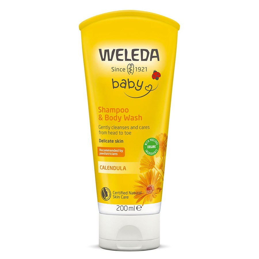 Weleda Baby Calendula Shampoo And Body Wash - 6.8oz