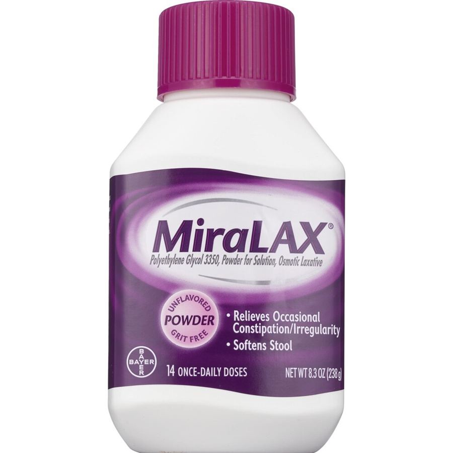 MiraLax Gentle Constipation Relief Osmotic Laxative Powder, 8.3oz