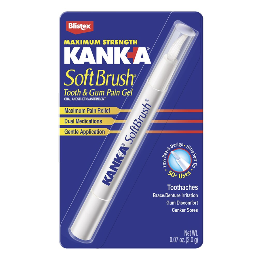 Kank-A Soft Brush Tooth/Mouth Pain Gel Professional Strength, .07oz