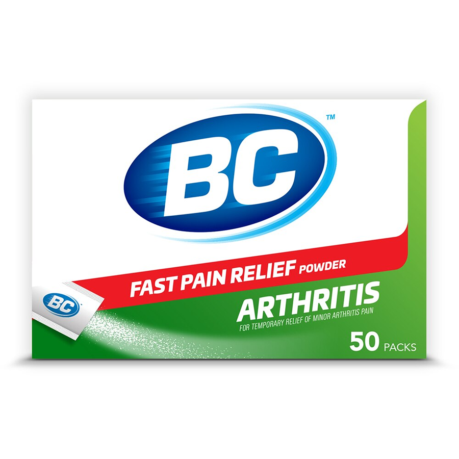 BC Arthritis Fast Pain Relief On the Go Powder Stick Packs - 50 Ea