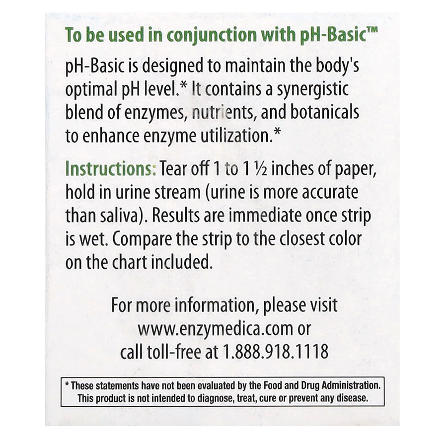 Enzymedica, Ph Strips, 120ct