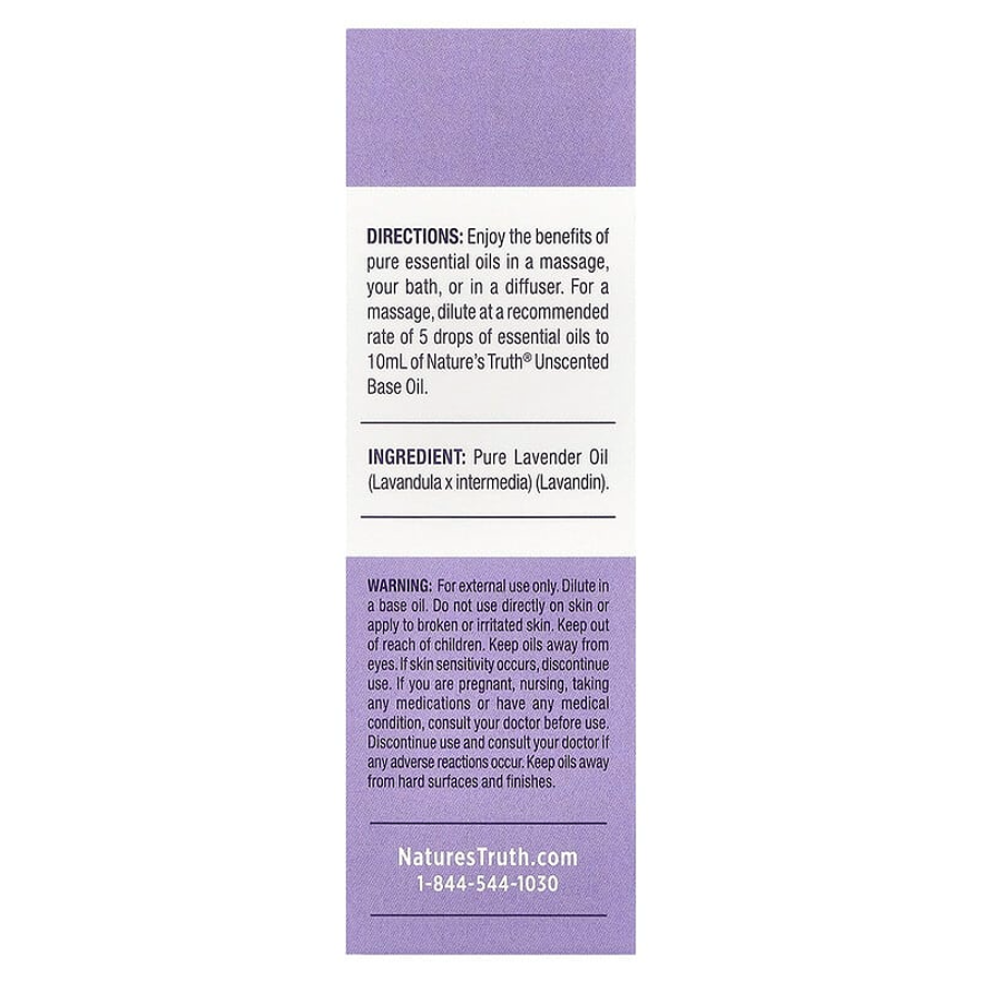 Nature's Truth Lavender Aromatherapy Essential Oil - 15ml