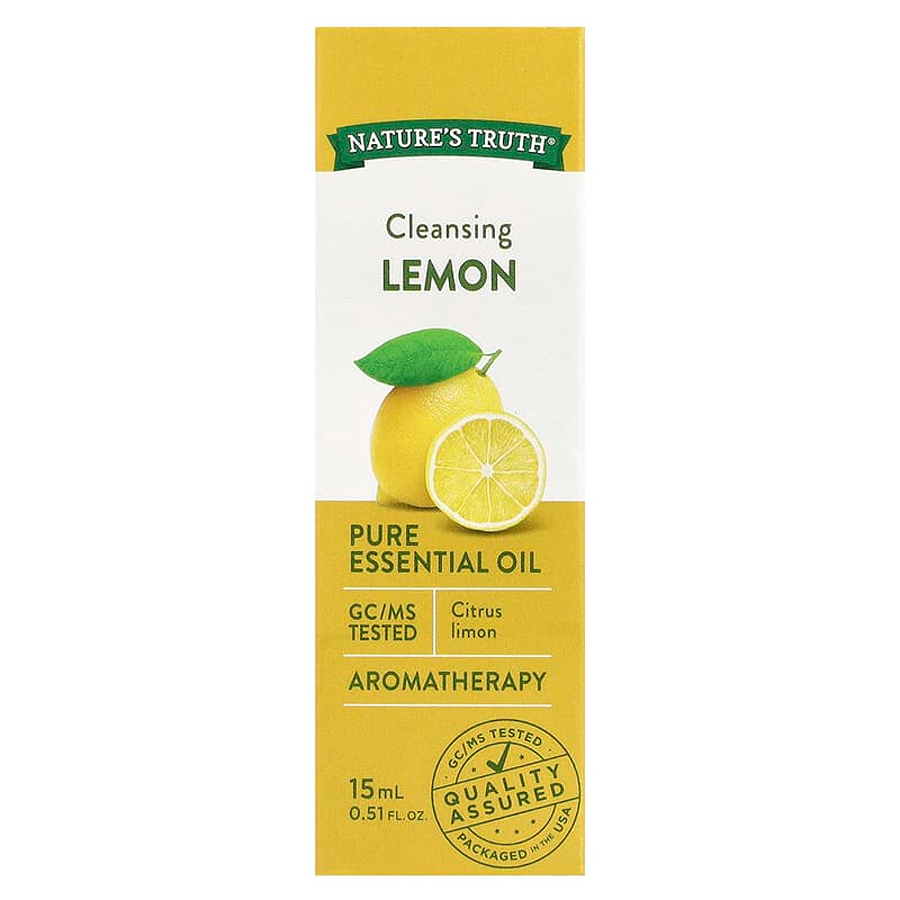 Nature's Truth Aromatherapy Pure Lemon Essential Oil, 15ml