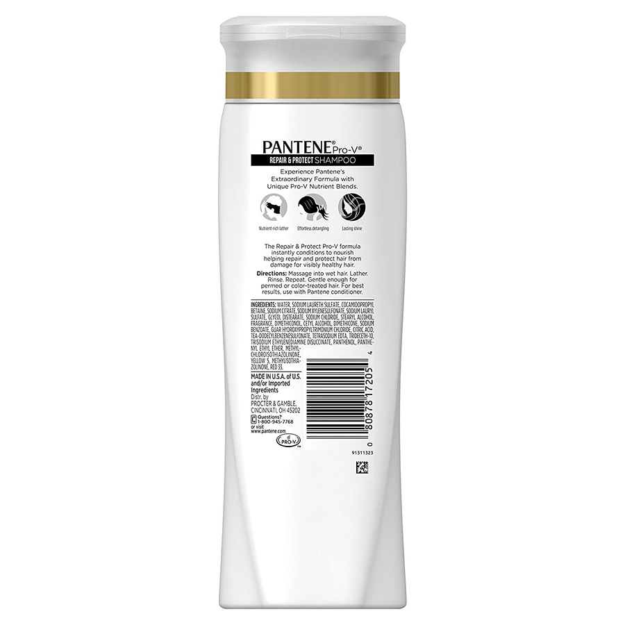 Pantene Repair & Protect Shampoo, 12.6oz