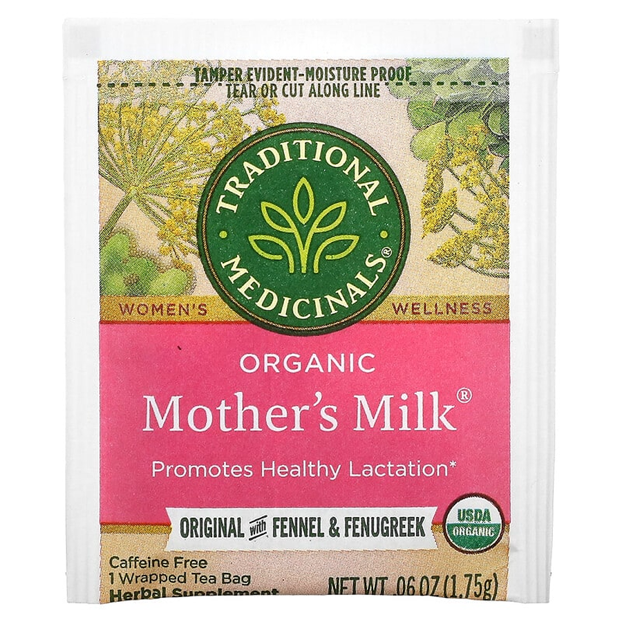 Traditional Medicinals Organic Mother's Milk Original with Fennel & Fenugreek Tea, 16ct