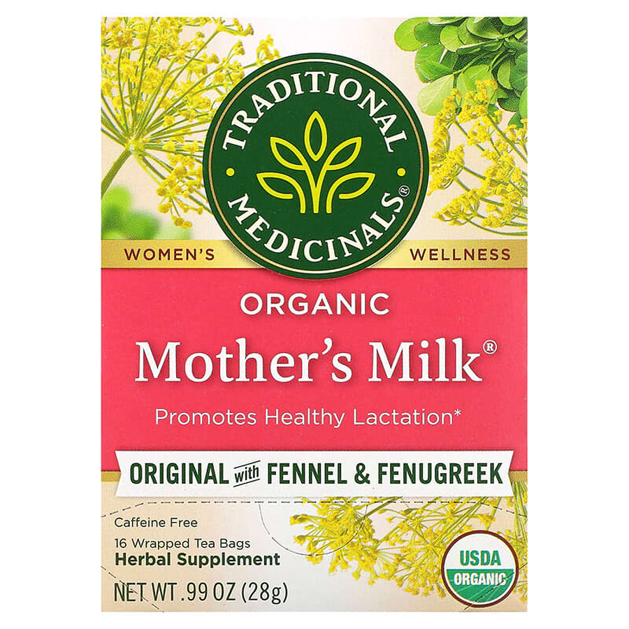 Traditional Medicinals Organic Mother's Milk Original with Fennel & Fenugreek Tea, 16ct