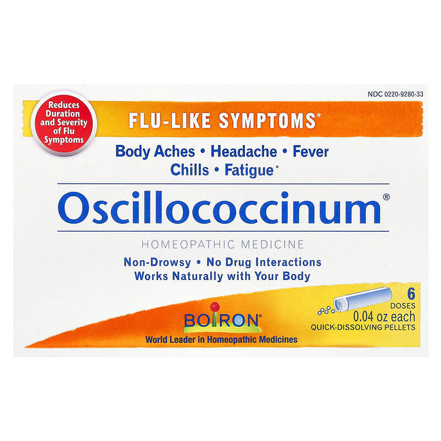 Oscillococcinum Flu Symptom Tablets, 6 doses