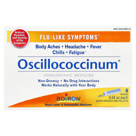 Oscillococcinum Flu Symptom Tablets, 6 doses