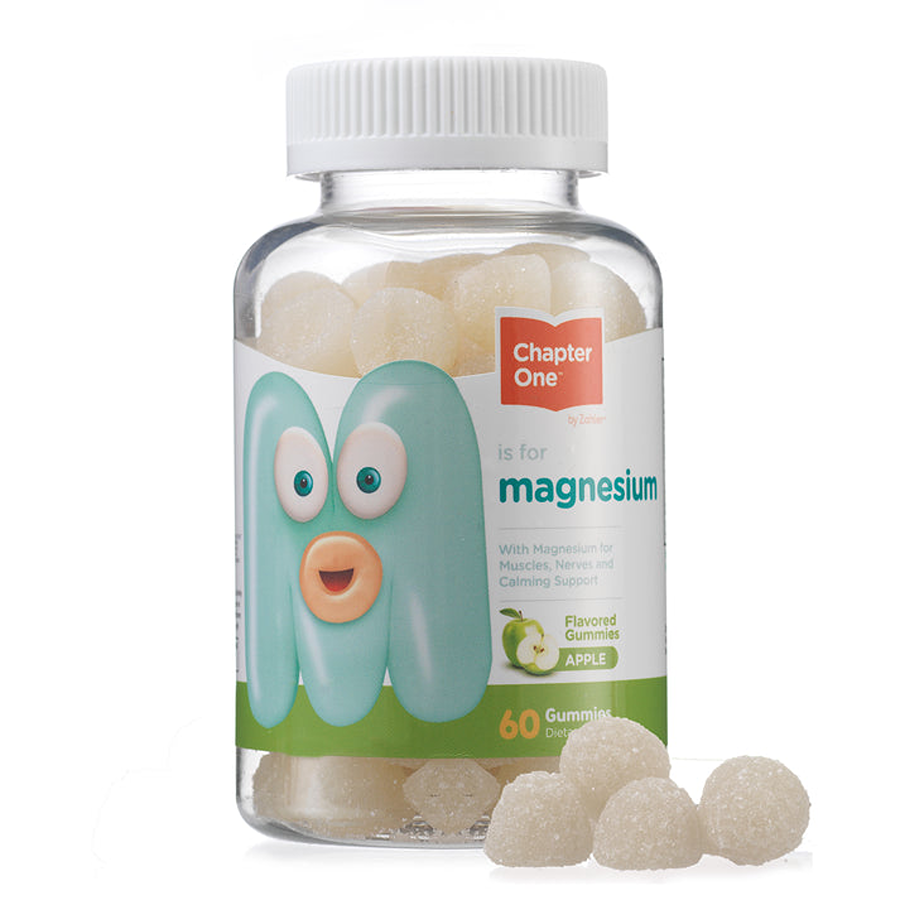 Zahler Chapter One Magnesium Citrate 100 mg - Apple Flavored Gummies, 60 Gummies